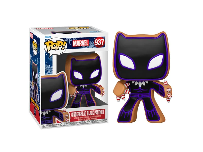 Funko pop marvel navidad galleta jengibre black panther 50662