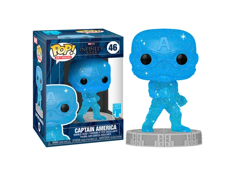 Funko pop marvel infinity saga capitan america gema del espacio 57614