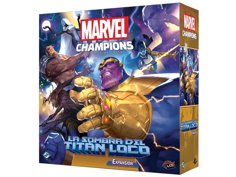 Juego de mesa marvel champions: la sombra del titan loco pegi 14