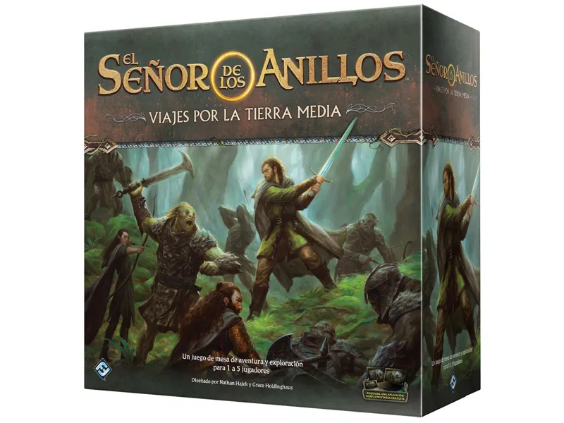 Juego de mesa el señor de los anillos viajes por la tierra media pegi 14