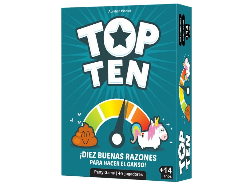 Juego de mesa top ten pegi 14