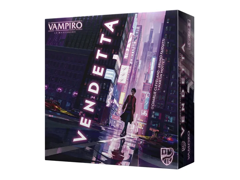 Juego de mesa vampiro la mascarada: vendetta pegi 14