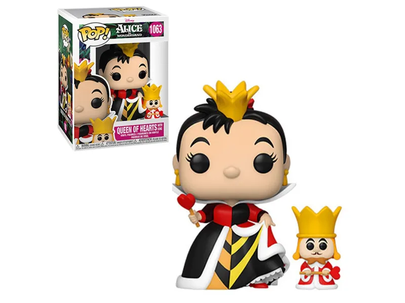Funko pop disney alicia en el pais de las maravillas 70th reina de corazones con rey 55740