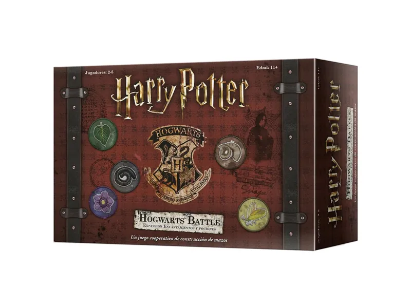 Juego de mesa harry potter hogwarts battle encantamiento pociones pegi 11