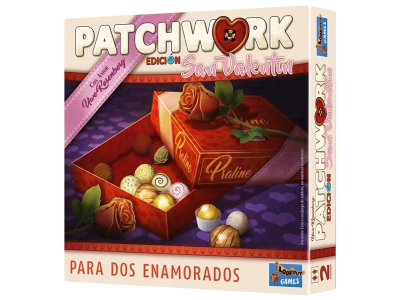 Juego de mesa patchwork san valentin pegi 8