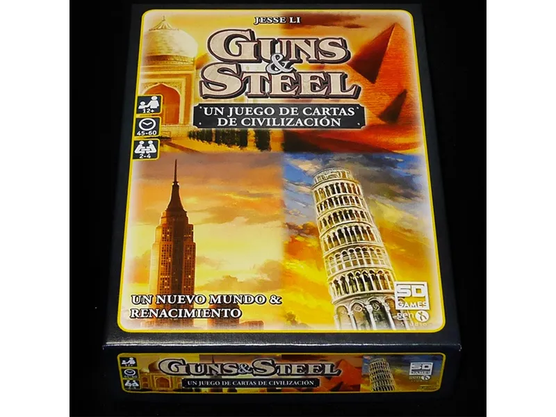 Juego de mesa guns & steel pegi 12