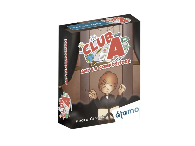 Juego de mesa átomo games club a: amy la compositora pegi 8