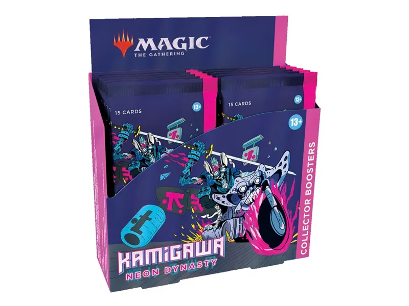 Juego de cartas caja de sobres wizards of the coast magic the gathering kamigawa neon dinasty 12 sobres ingles
