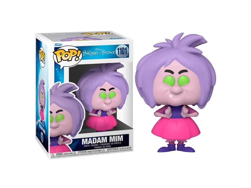 Funko pop disney the sword and the stone merlin el encantador madam mim 49154