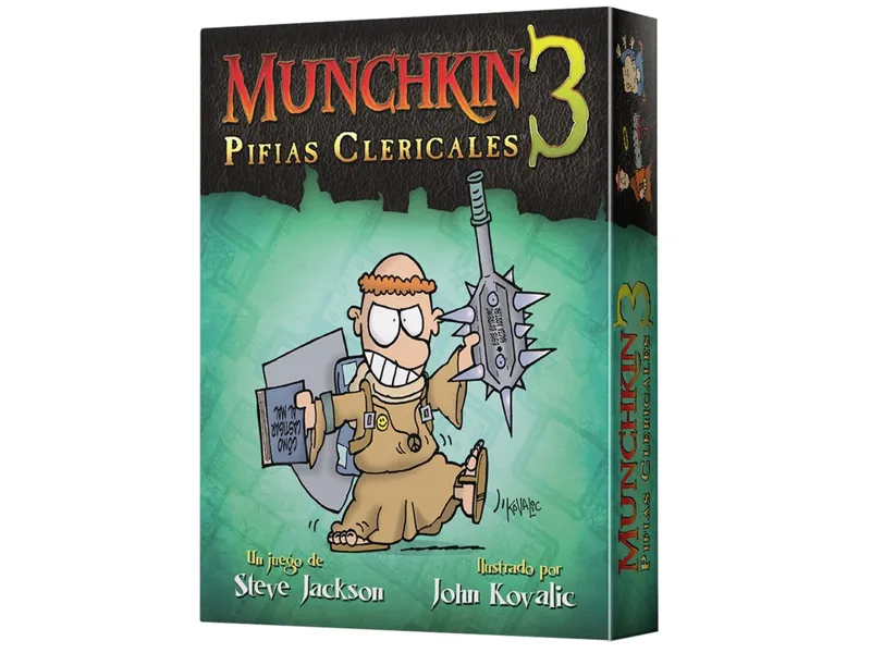 Juego de mesa munchkin 3: pifias clericales pegi 10