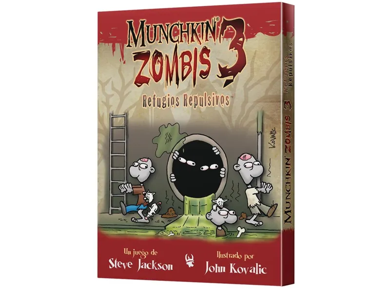Juego de mesa munchkin zombis 3: refugios repulsivos pegi 10