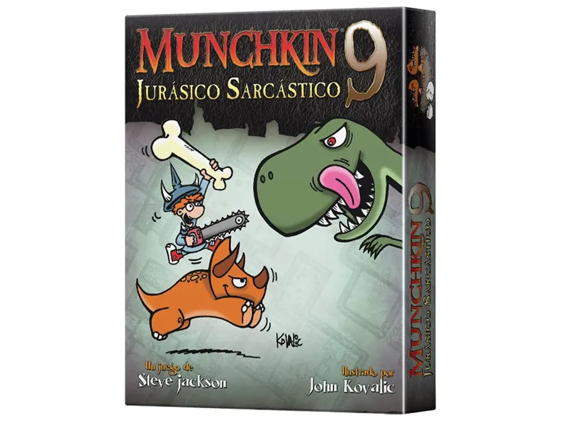 Juego de mesa munchkin 9: jurásico sarcástico pegi 10