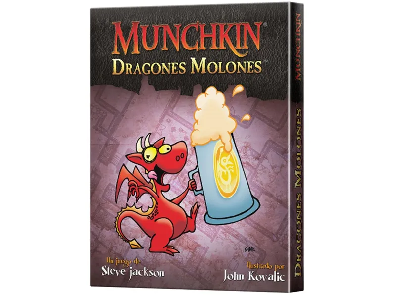Juego de mesa munchkin dragones molones pegi 10