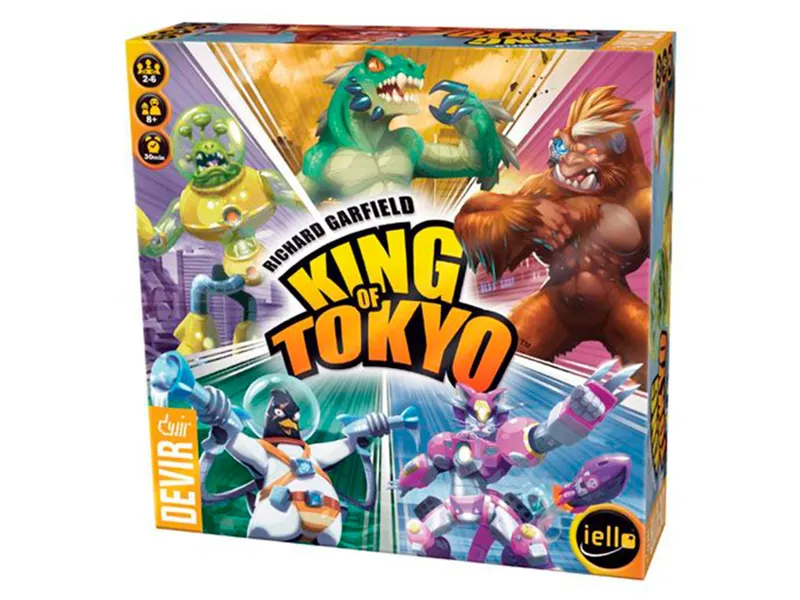 Juego de mesa devir king of tokyo pegi 8
