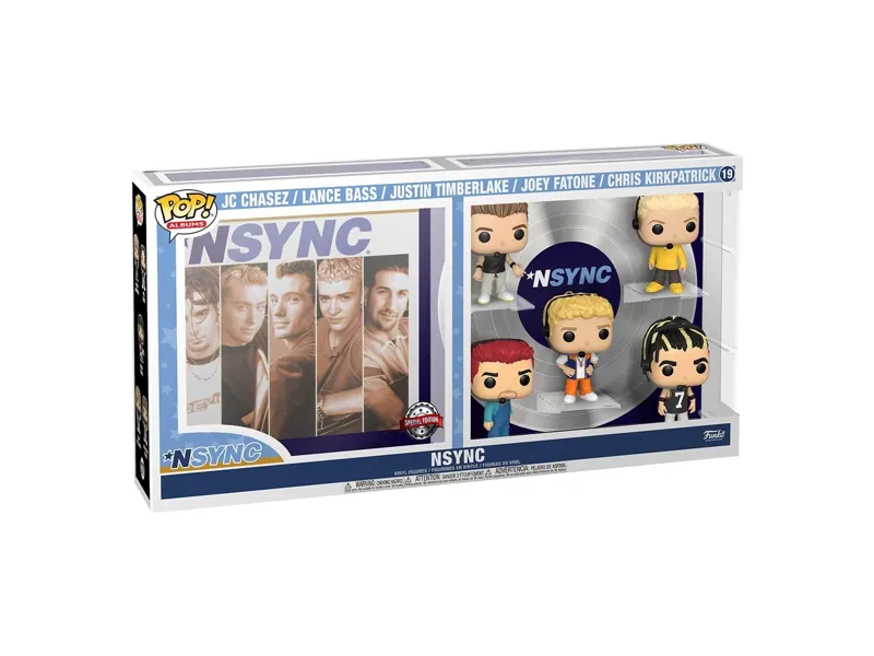 Funko pop estrellas de la musica album deluxe nsync