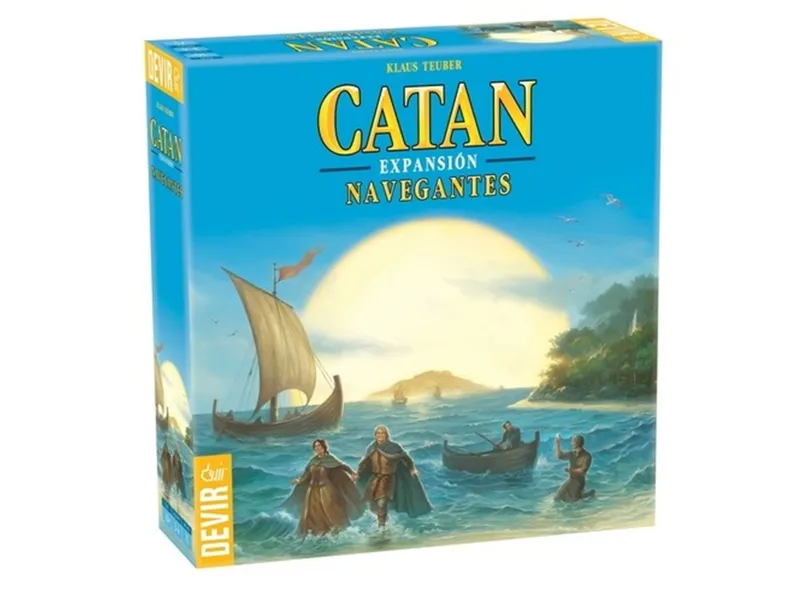 Juego de mesa devir catan navegantes de catan 4 jugadores pegi 8
