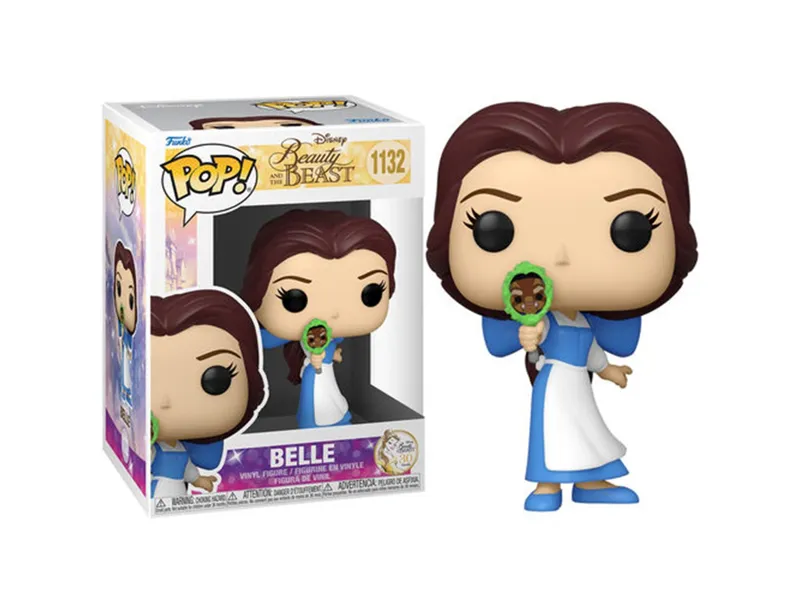 Funko pop disney la bella y la bestia bella con espejo 57583