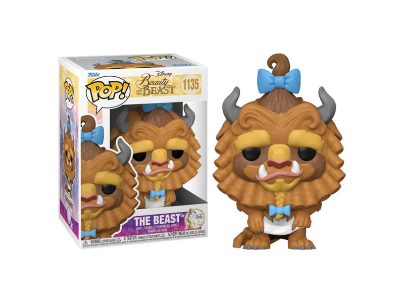 Funko pop disney la bella y la bestia bestia con rizos 57585