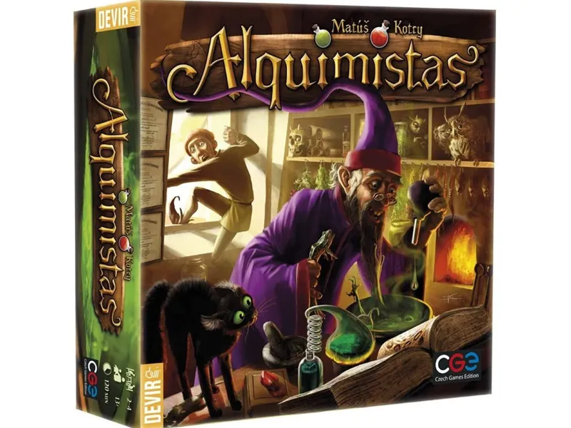 Juego de mesa devir alquimistas pegi 13
