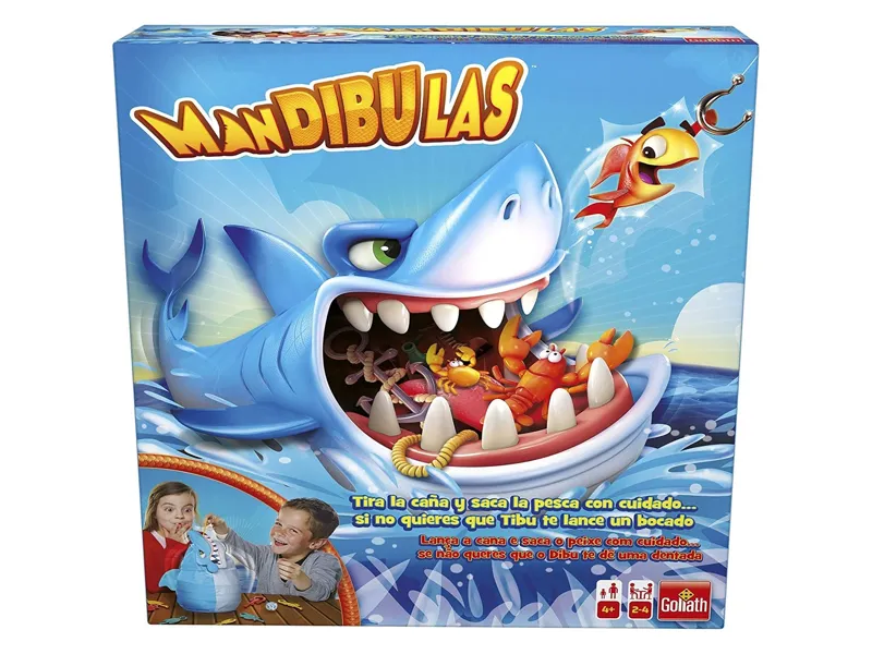 Juego de mesa mandibulas pegi 4