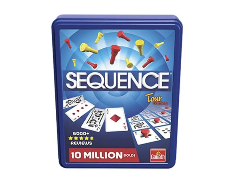 Juego de mesa sequence caja metalica pegi 7