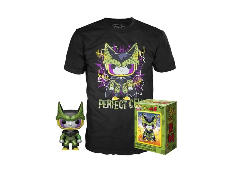 Funko pop dragon ball z celula perfecto + camiseta talla aleatoria ut - 56669