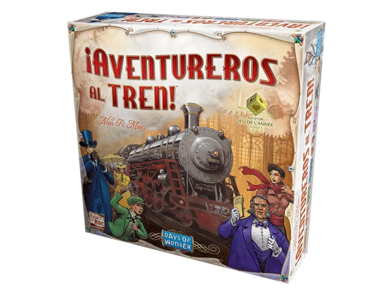 Juego de mesa aventureros al tren pegi 8