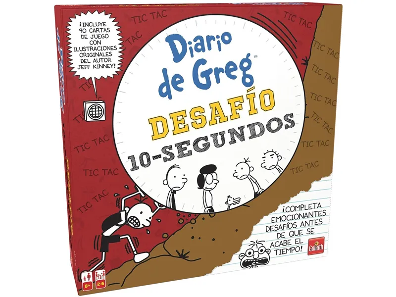 Juego de mesa diario de greg : desafio 10 segundos pegi 8