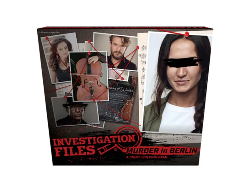 Juego de mesa invgestigation files: asesinato en berlin pegi 14