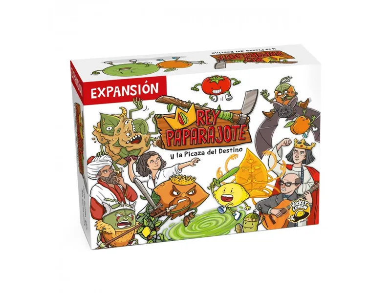 Juego de mesa rey paparajote y la picaza del destino (expansion) pegi 8