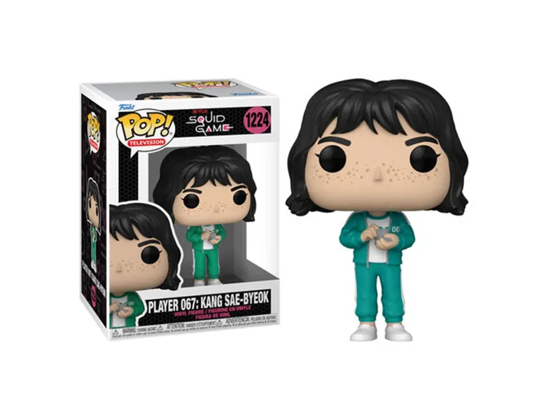 Funko pop series tv el juego del calamar jugador: sae - byeok 067 64797