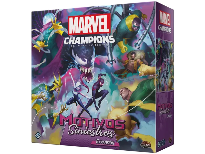 Juego de mesa marvel champions motivos siniestros pegi 14