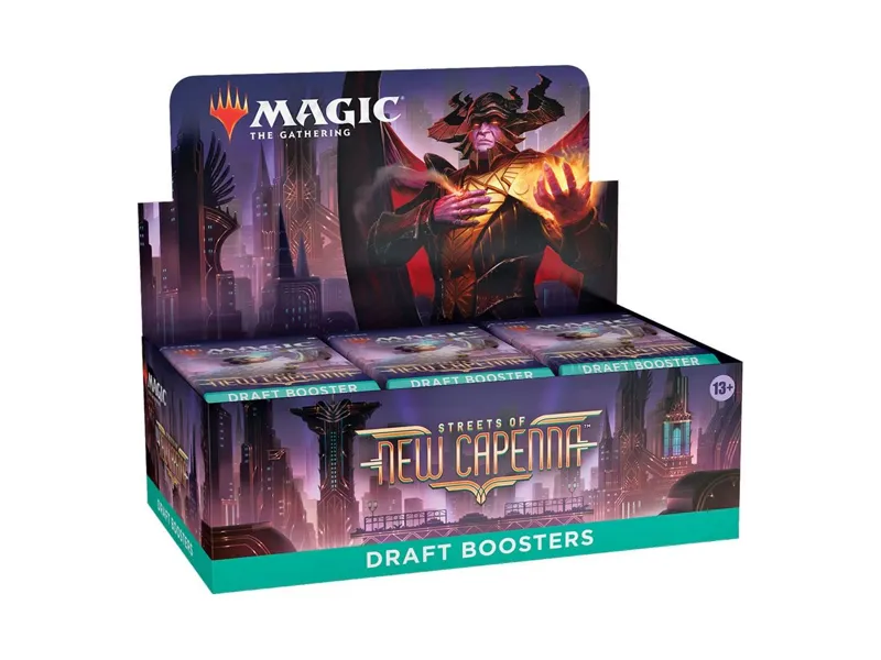 Juego de cartas wizards of the coast magic the gathering streets of new capenna caja de sobres draft (36) inglés