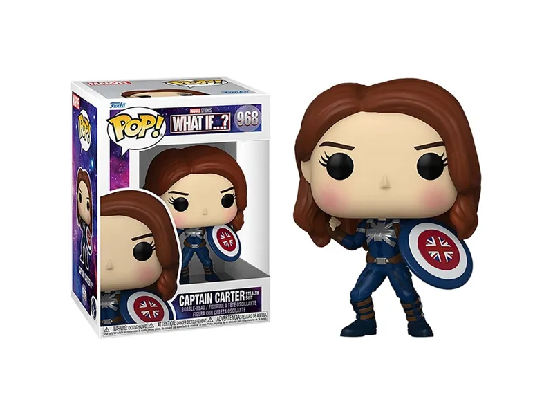 Funko pop marvel what if capitana carter stealth suit 58653