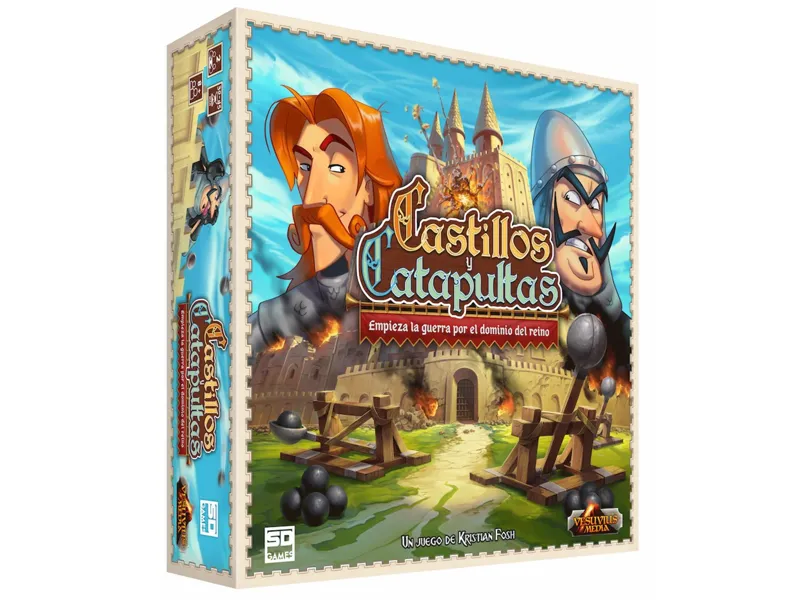 Juego de mesa castillos y catapultas pegi 8