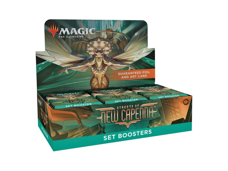 Juego de cartas wizards of the coast magic the gathering streets of new capenna caja de sobres de edición (30) inglés