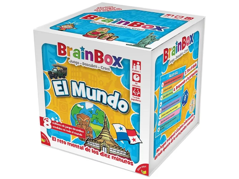 Juego de mesa brainbox el mundo pegi 8