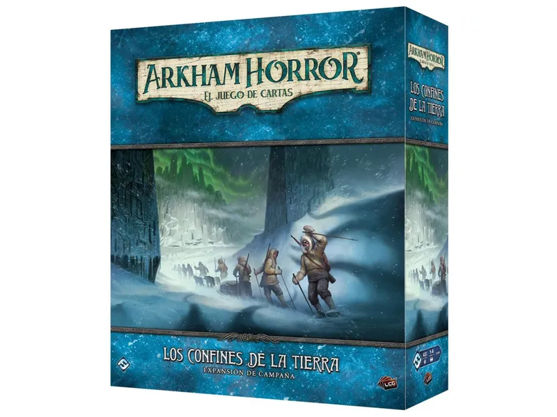 Juego de cartas arkham horror lcg: confines de la tierra exp. campaña pegi 14