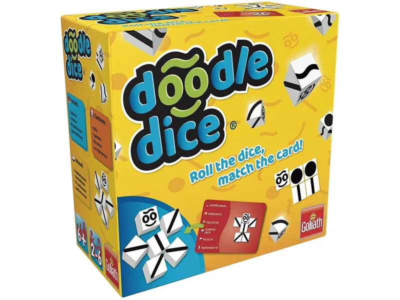 Juego de mesa doodle dice pegi 6