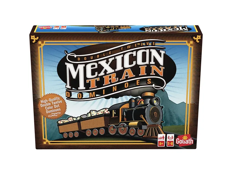 Juego de mesa mexican train dominoes pegi 6
