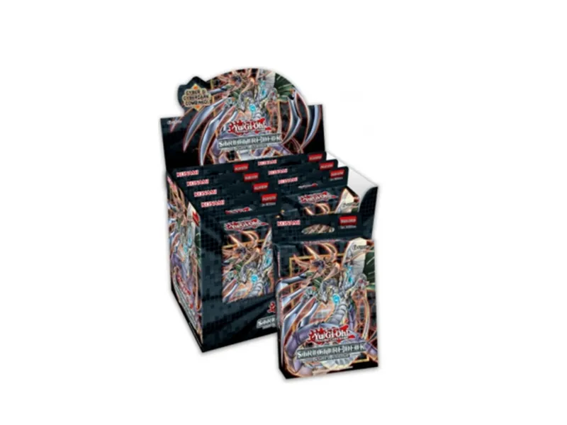 Caja de sobres de cartas yu - gi - oh cyber strike unlimited reprint 8 sobres inglés