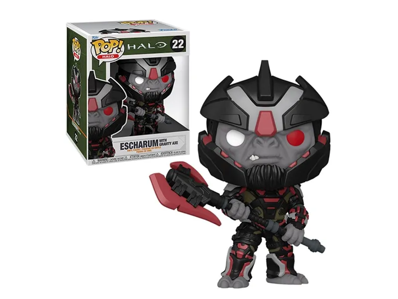 Funko pop super videojuegos halo infinite escharum con hacha de gravedad 59339