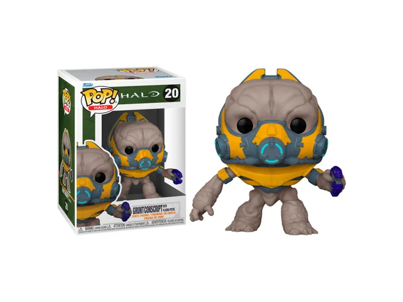 Funko pop videojuegos halo infinite grunt con pistola de plasma 59335