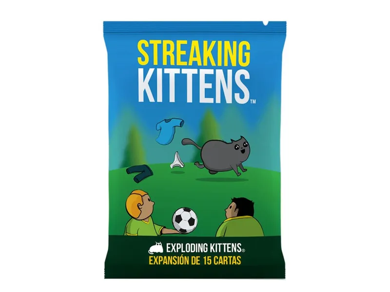 Juego de mesa pack expansion exploding kittens streaking kittens pegi 7