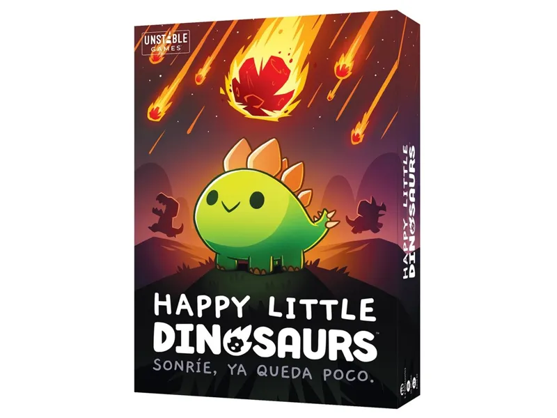 Juego de mesa happy little dinosaurs pegi 8