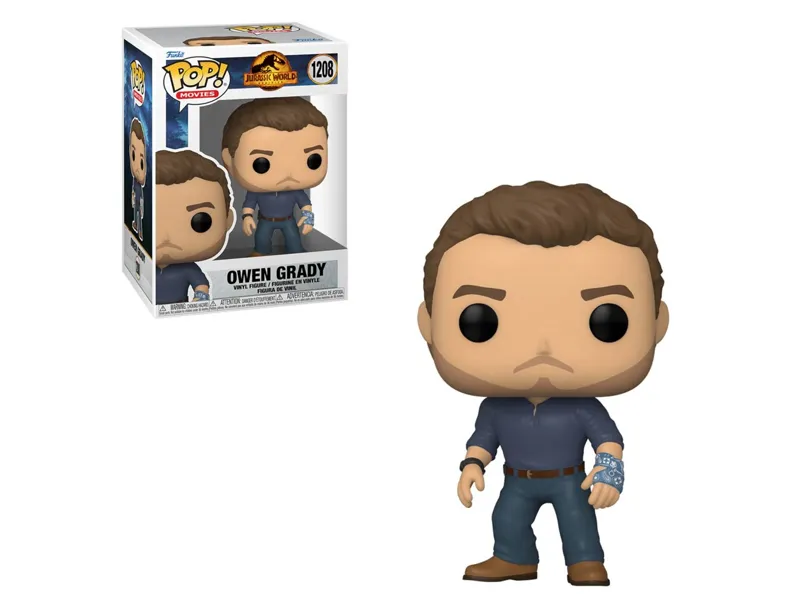 Funko pop cine jurassic park jurassic world dominion owen grady 55295