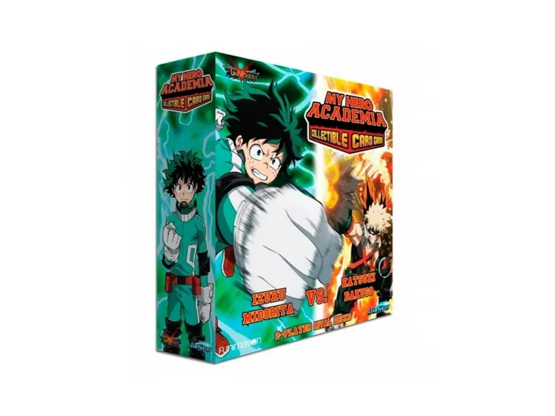 Juego de cartas my hero academia rival deck izuku midoriya vs. katsuki bakugo 2 - player 2 mazos inglés
