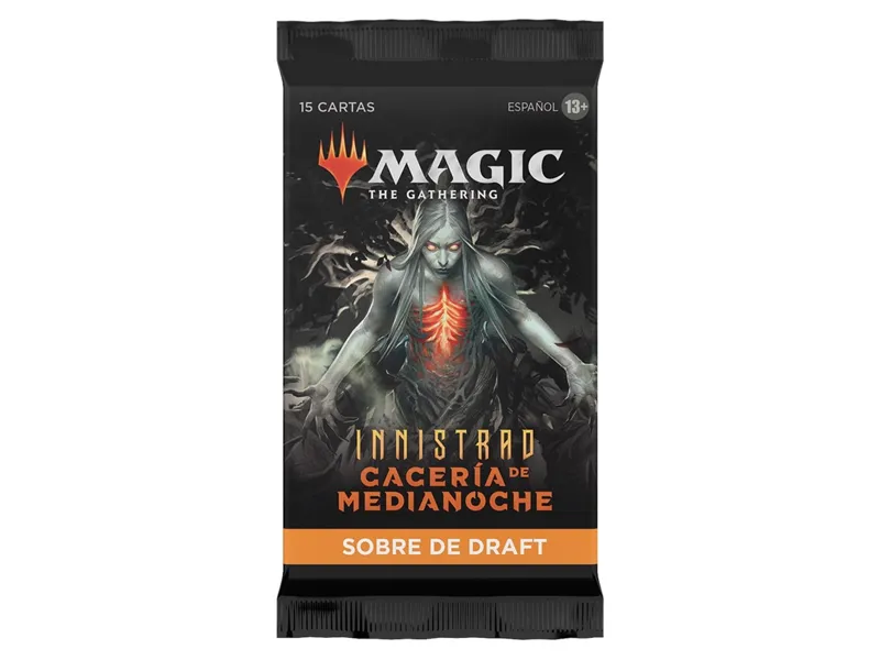 Juego de cartas sobre individual wizards of the coast magic the gathering draft innistrad cacería de medianoche español