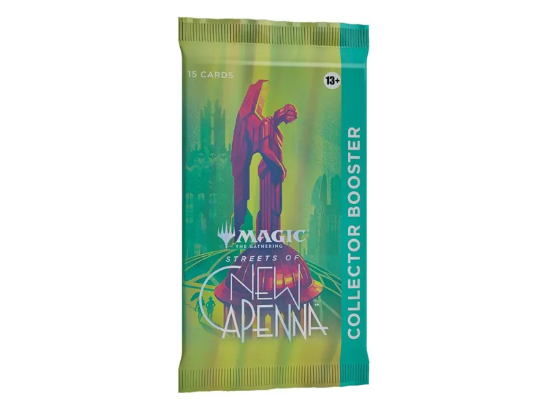 Juego de cartas sobre individual wizards of the coast magic the gathering streets of new capenna sobre coleccionista inglés