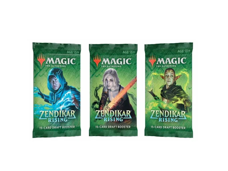 Juego de cartas sobre individual wizards of the coast magic the gathering zendikar rising sobre draft inglés